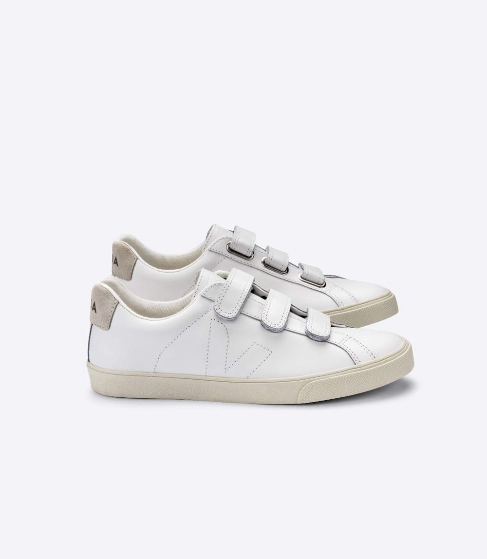 Veja Sneakers Mens - 3-lock Leather - White - 2596BRYGH